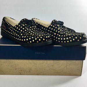 Sebago Docksides Polka Dots Women's Boat Shoes Slip-on Loafer Size 5.5